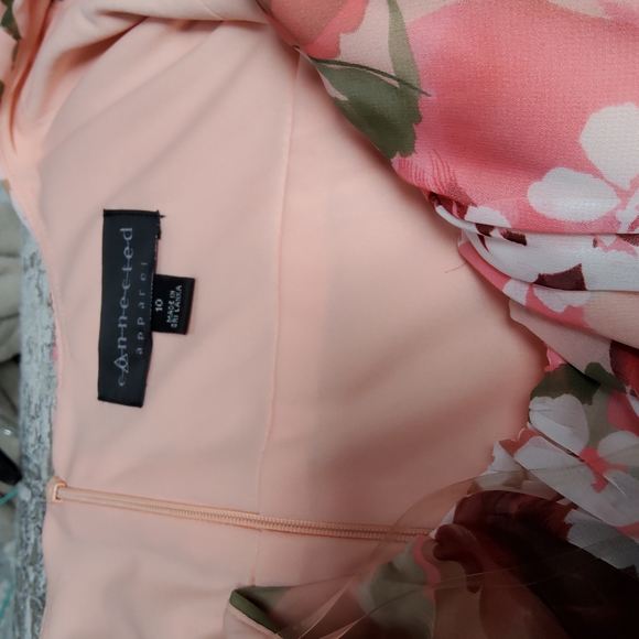 Connected Apparel Floral Print Dress - Picture 9 of 9